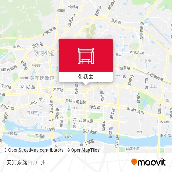 天河东路口地图