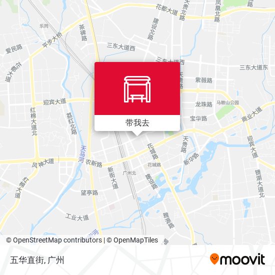 五华直街地图