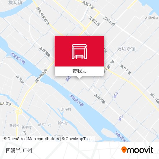 四涌半地图