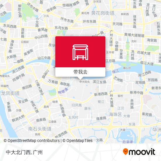 中大北门西地图