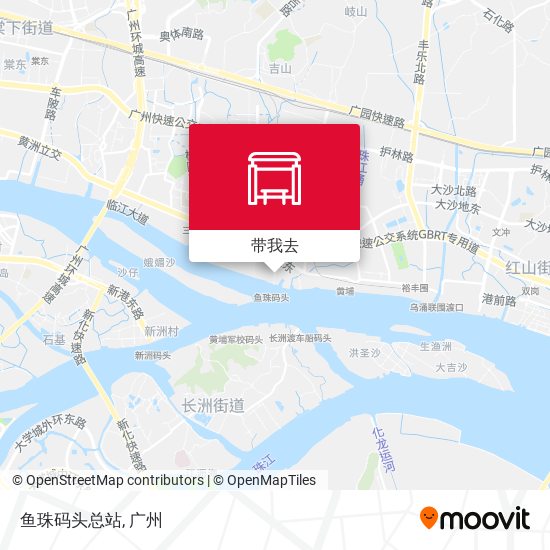 鱼珠码头总站地图