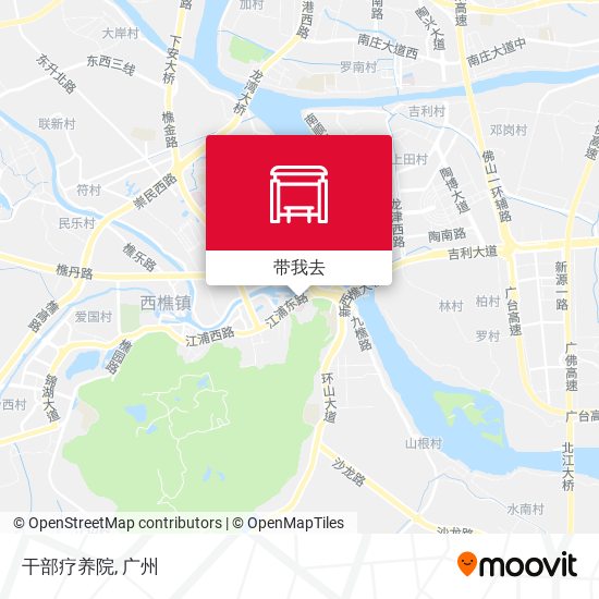 干部疗养院地图