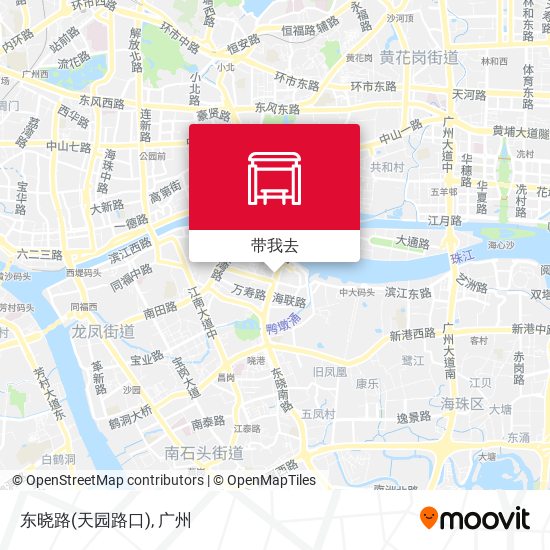 东晓路(天园路口)地图