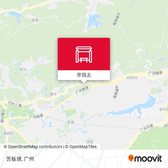 苦板塘地图