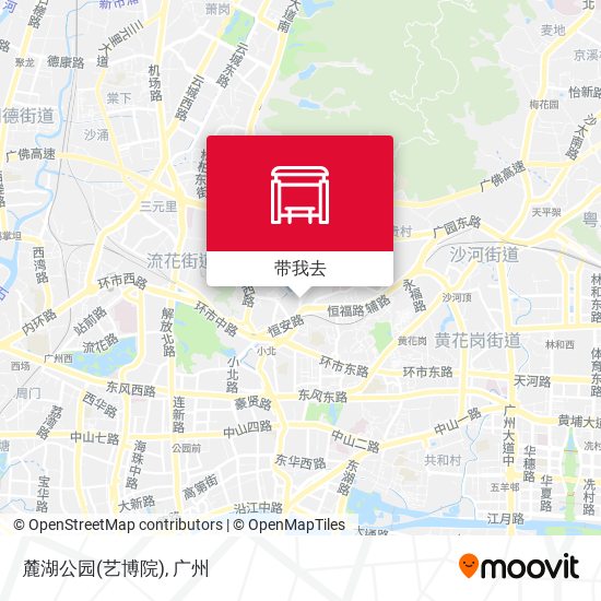 麓湖公园(艺博院)地图