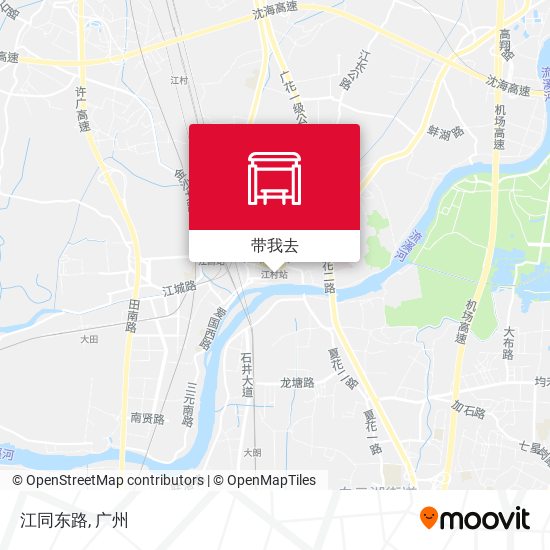 江同东路地图