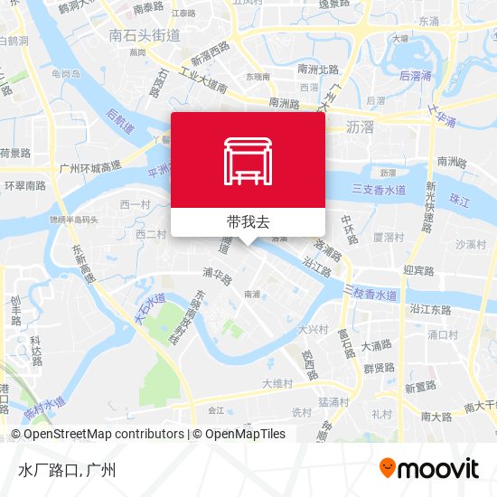 水厂路口地图