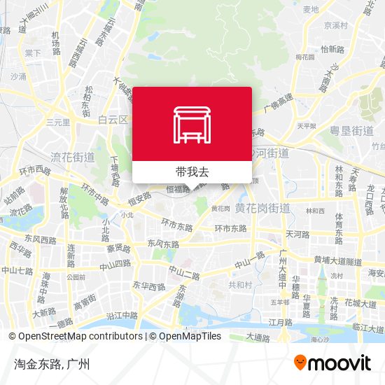 淘金东路地图