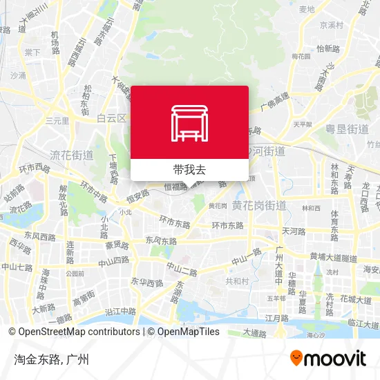 淘金东路地图