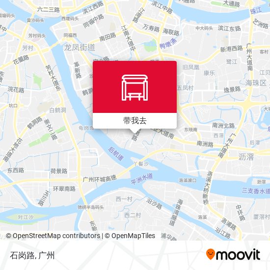 石岗路地图