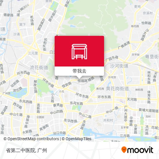 省第二中医院地图