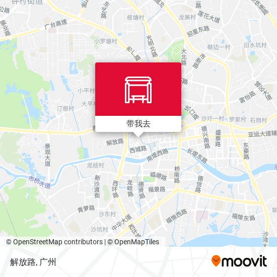 解放路地图