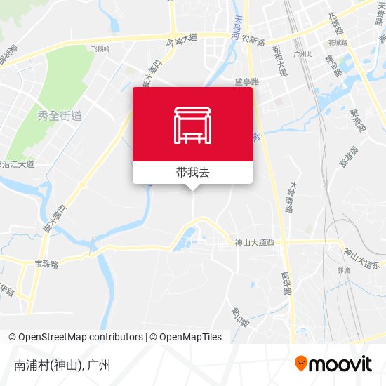 南浦村(神山)地图
