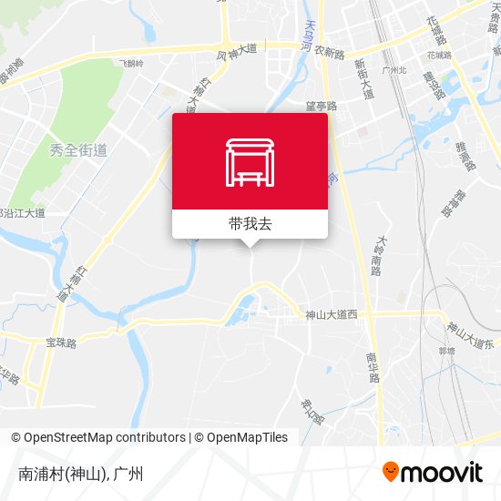 南浦村(神山)地图