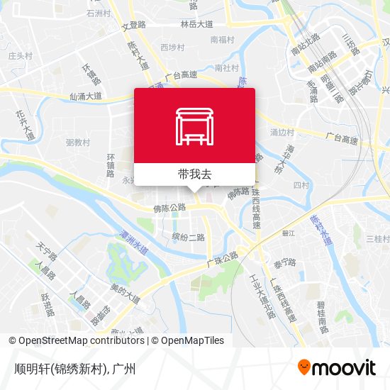 顺明轩(锦绣新村)地图