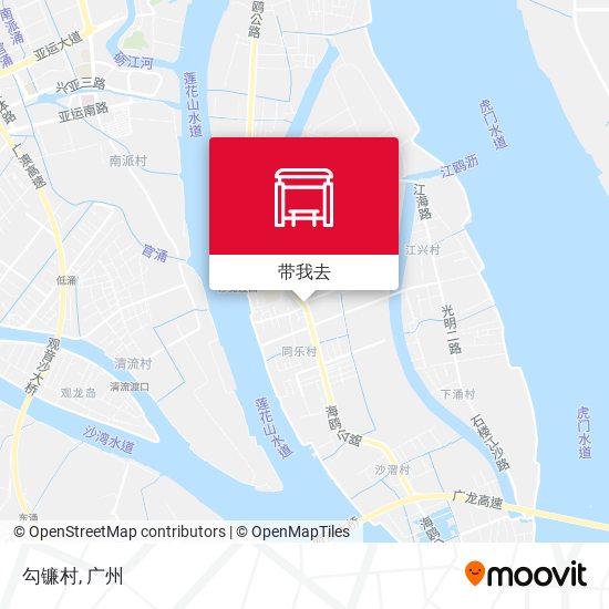 勾镰村地图