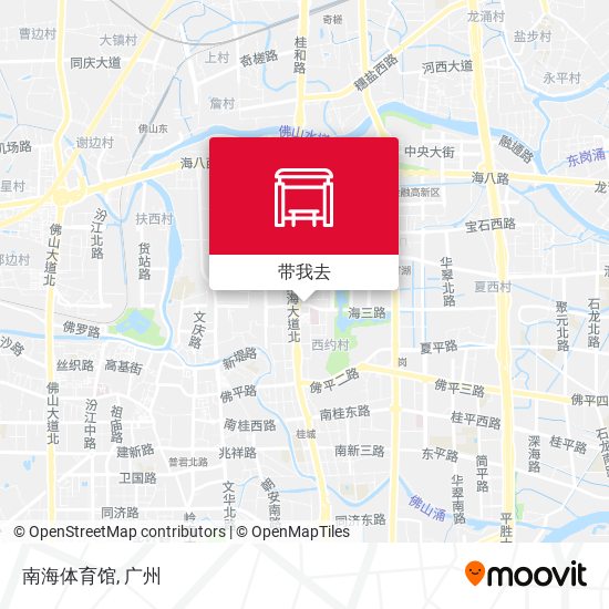 南海体育馆地图