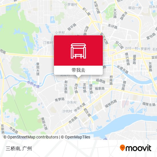 三桥南地图