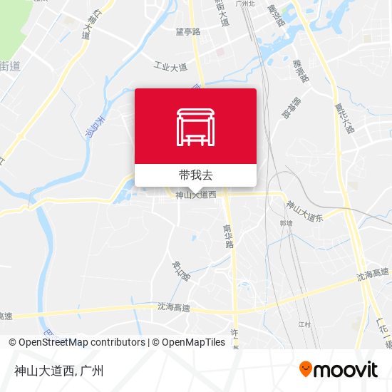 神山大道西地图