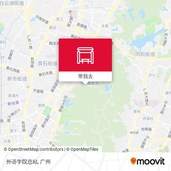 外语学院总站地图