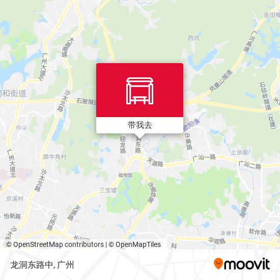 龙洞东路中地图