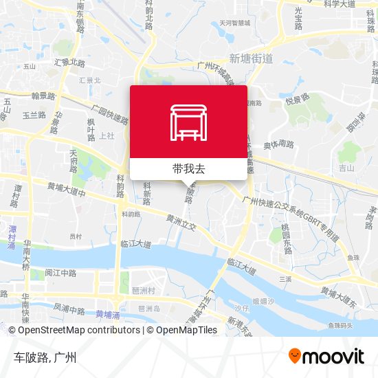 车陂路地图