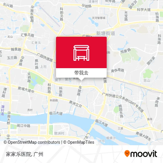 家家乐医院地图