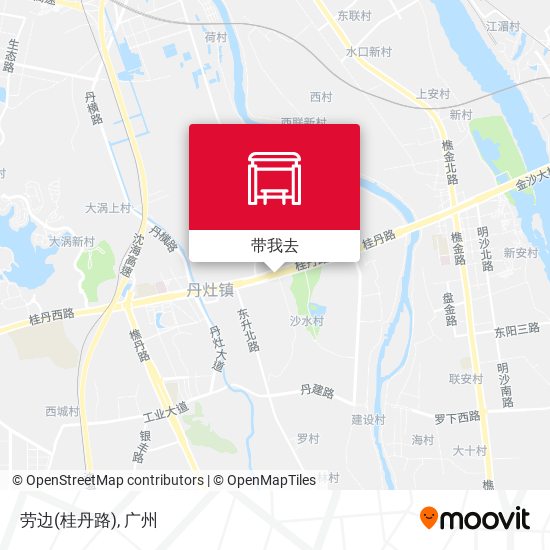 劳边(桂丹路)地图