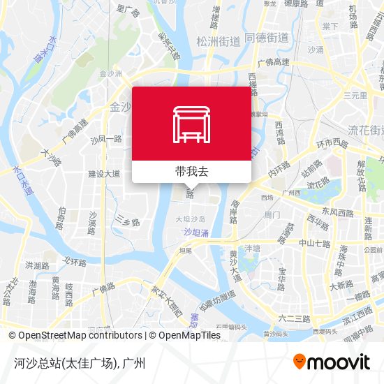 河沙总站(太佳广场)地图
