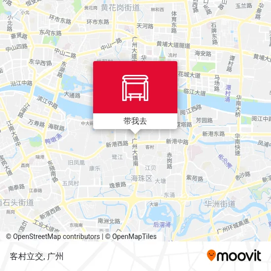 客村立交地图