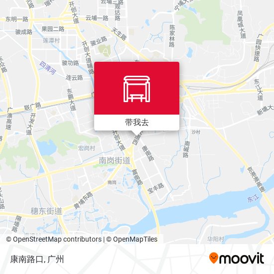 康南路口地图