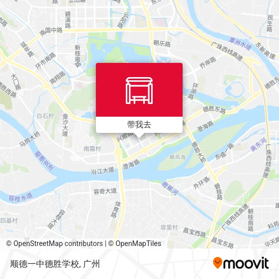 顺德一中德胜学校地图