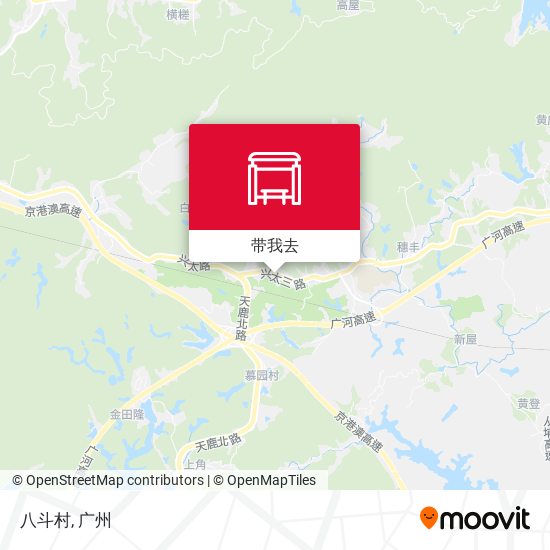 八斗村地图
