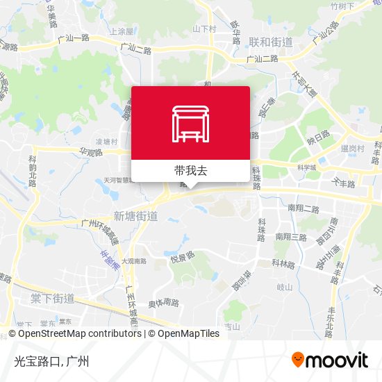光宝路口地图