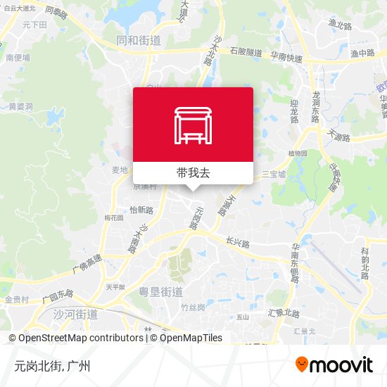 元岗北街地图