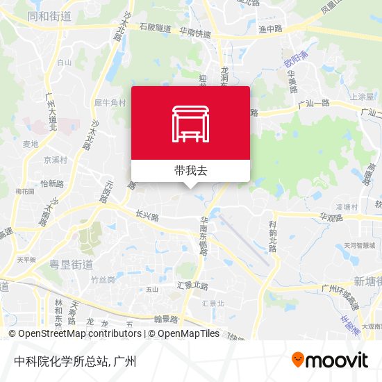 中科院化学所总站地图