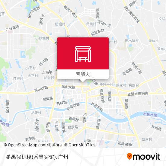 番禺候机楼(番禺宾馆)地图