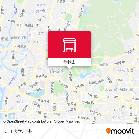 老干大学地图