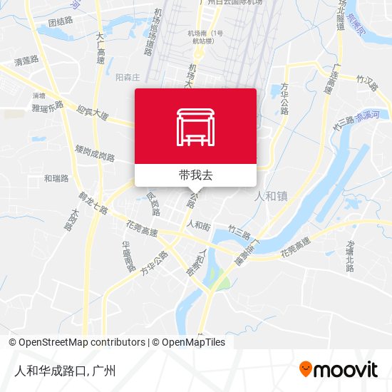 人和华成路口地图