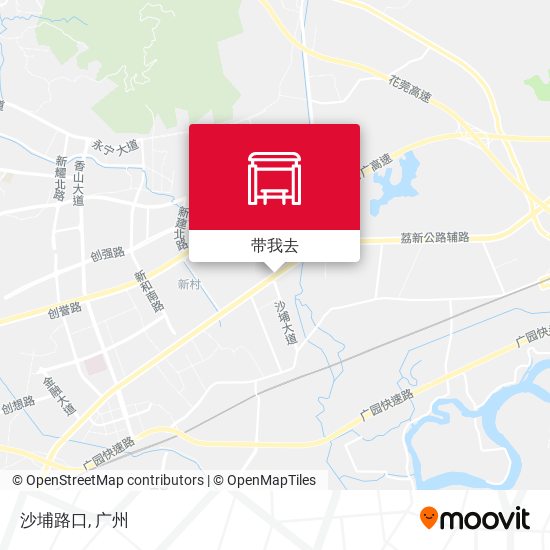 沙埔路口地图
