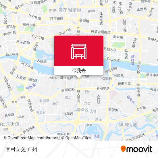 客村立交地图
