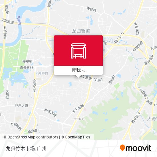 龙归竹木市场地图