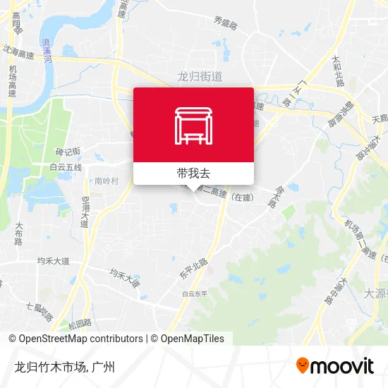 龙归竹木市场地图