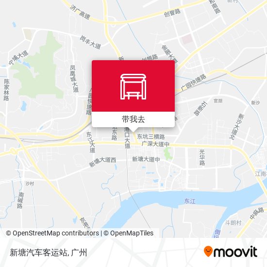 新塘汽车客运站地图