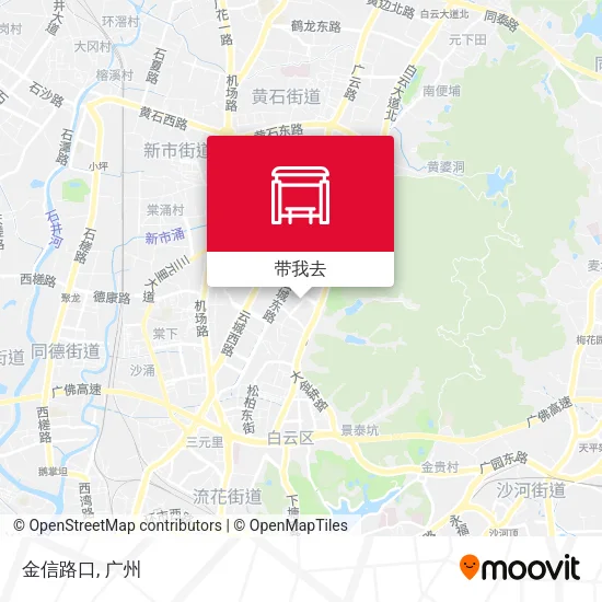 金信路口地图