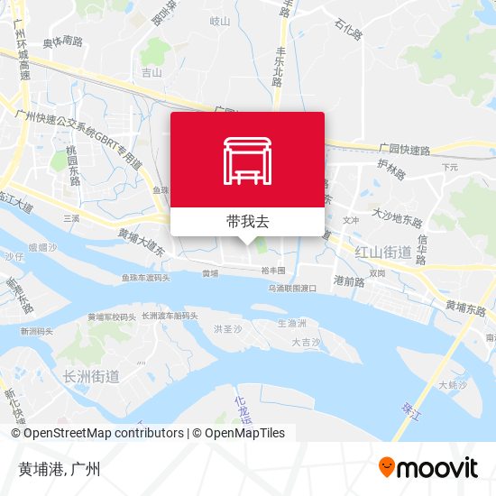 黄埔港地图