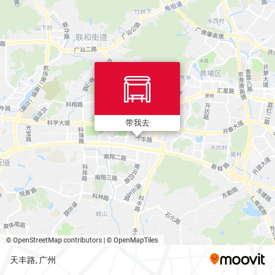 天丰路地图