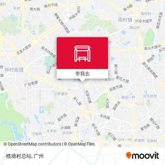 榄塘村总站地图