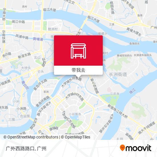 广外西路路口地图