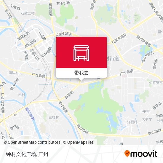 钟村文化广场地图